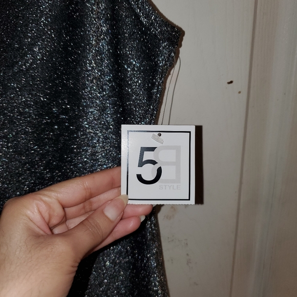 5 for $20 | NWT 5B Style Metallic Bodycon Dress - Picture 4 of 10